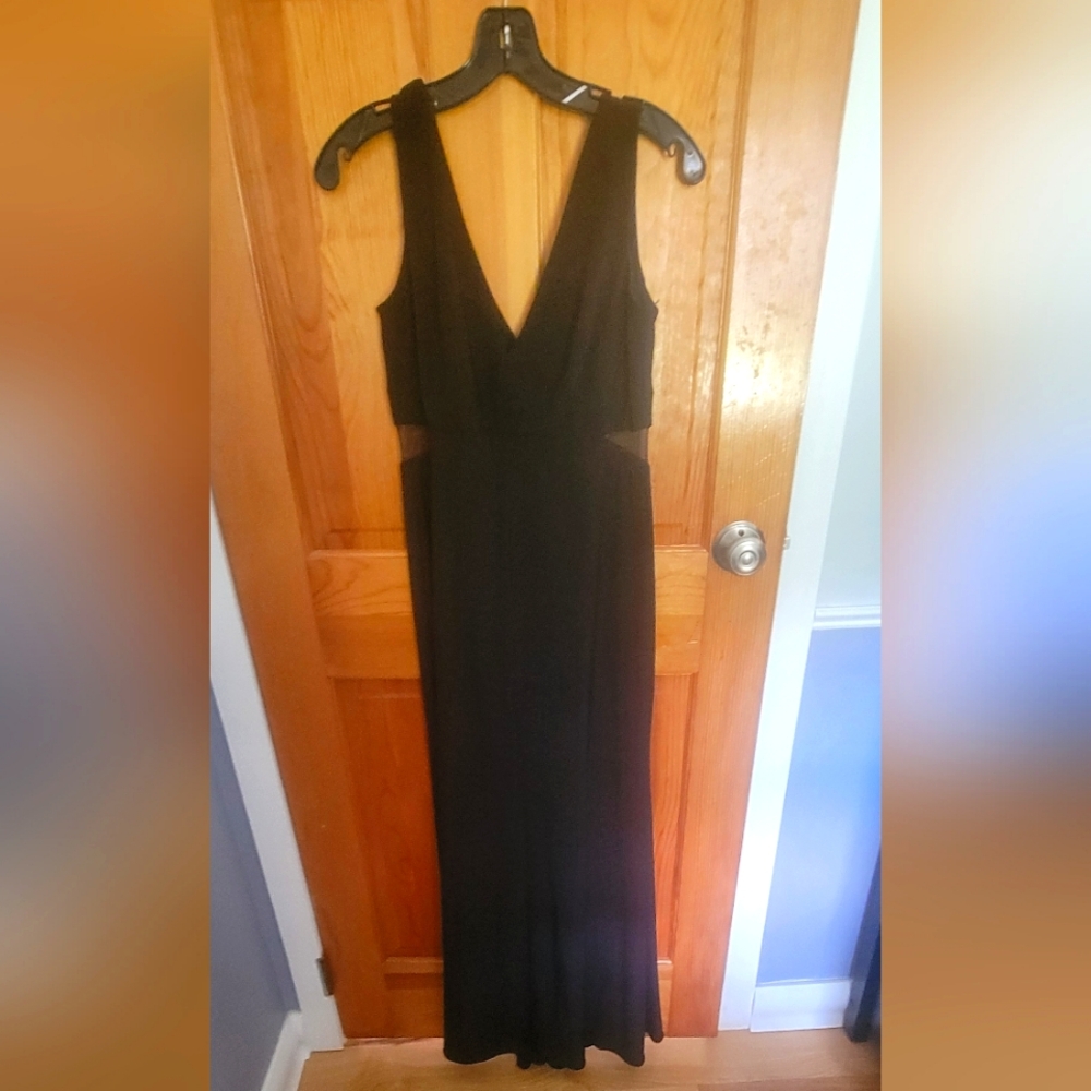 Sexy Sleeveless Double V Gown